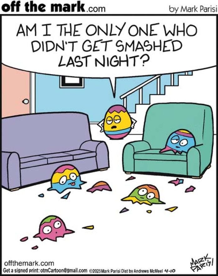 50 Hilarious Easter Comics Where Eggs Spiral And Bunnies Act Suspicious | Bored Panda