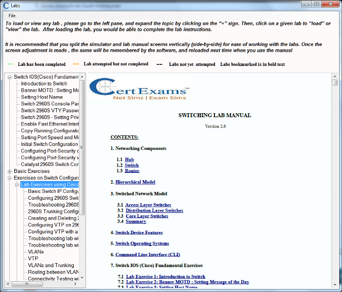 Switch Network Simulator (JUNOS and IOS) by ExamGuides Medium