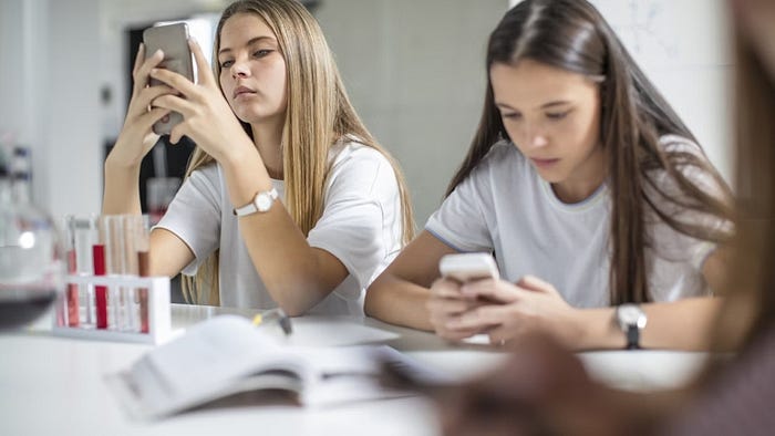 Cellphones in schools — Photo by Jennifer Snelling