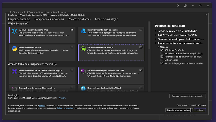 How to install Visual Studio 2026 Offline | by Daniel Paiva | Nov, 2025 ...