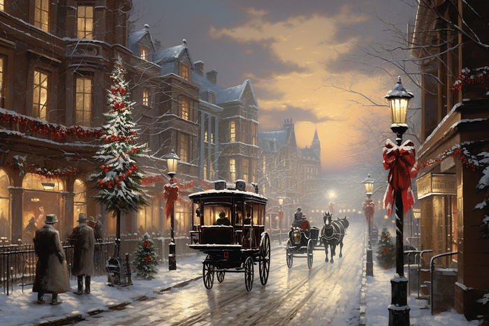 Midjourney Through Christmas: A Festive Exploration in AI Art – 88 Pics