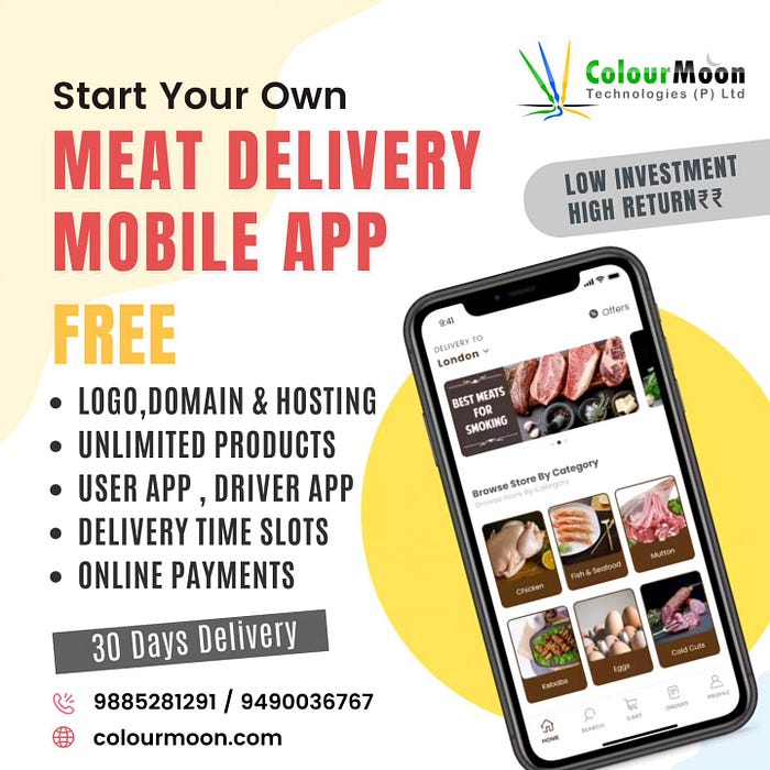 Meat Delivery App Development Company in India, Meat Delivery App Development, Meat Delivery App,
