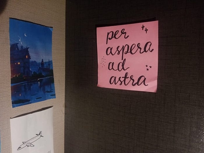 Per Aspera Ad Astra. This amazing Latin phrase helped me… | by Eiman ...