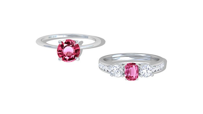 Pink Sapphire Ring