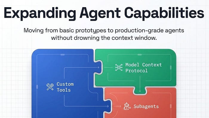 Claude Agent SDK Custom Tools and MCP: The Built-In Tools Got You Started. These Three Moves Are How the Agent Grows Up.