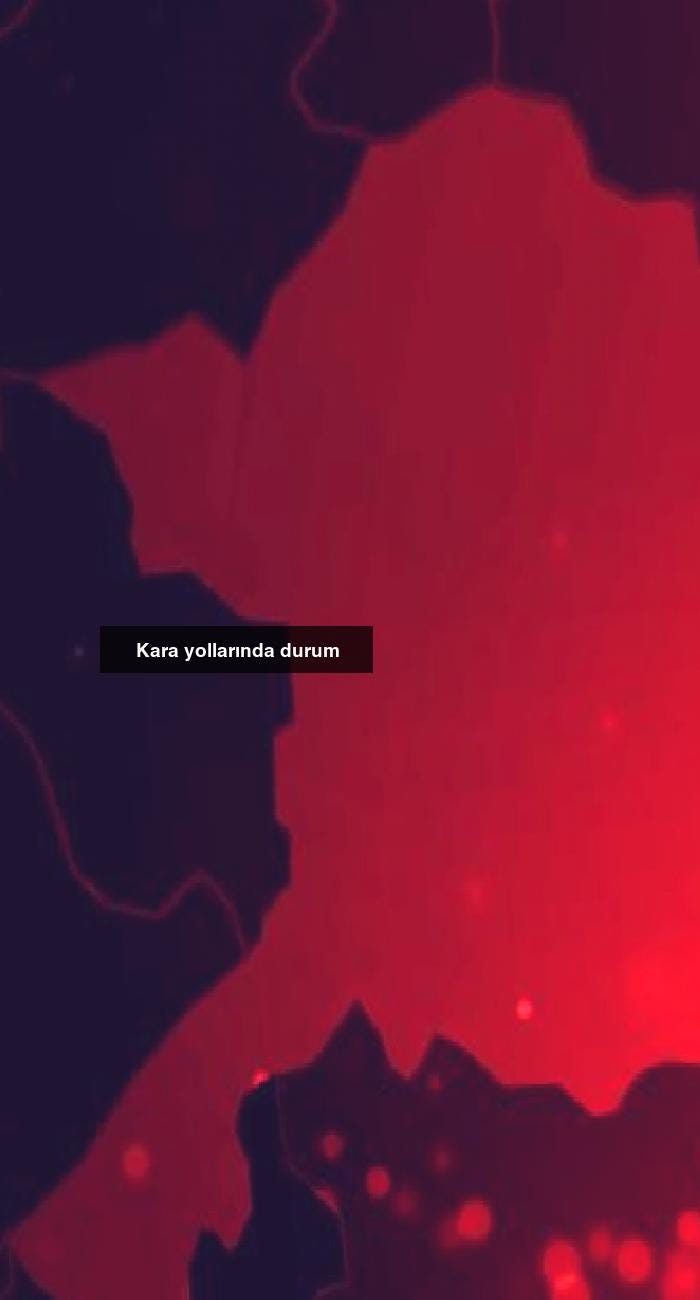 Kara yollarında durum