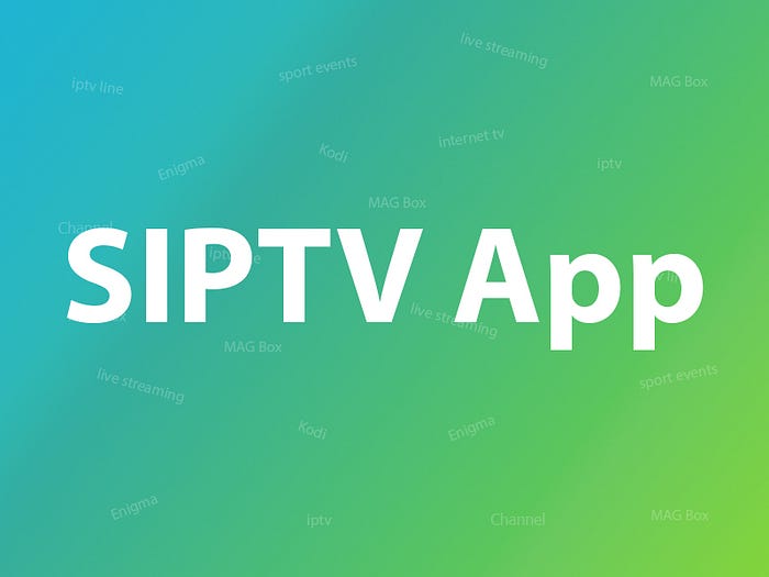SIPTV app on Samsung smart TV