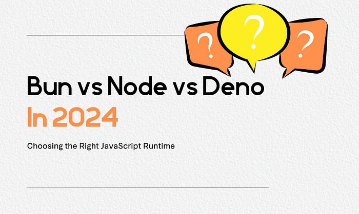 Should you use Bun or Nodejs or Deno in 2024 by Leonardo Lana