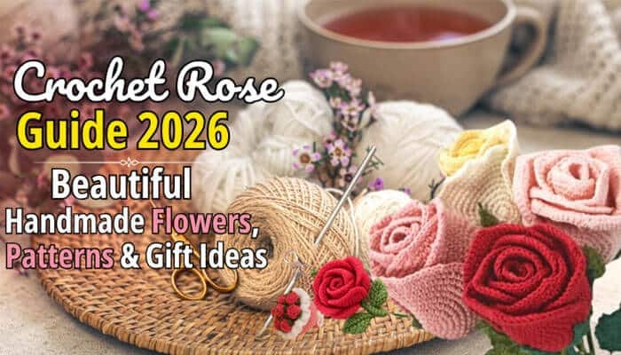 Crochet Rose Guide 2026: Easy Patterns, DIY Flowers & Creative Gift Ideas