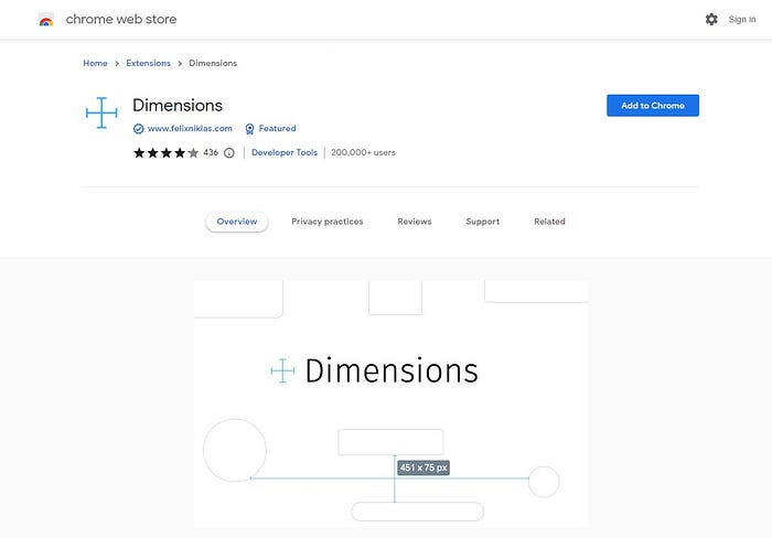 Dimesions