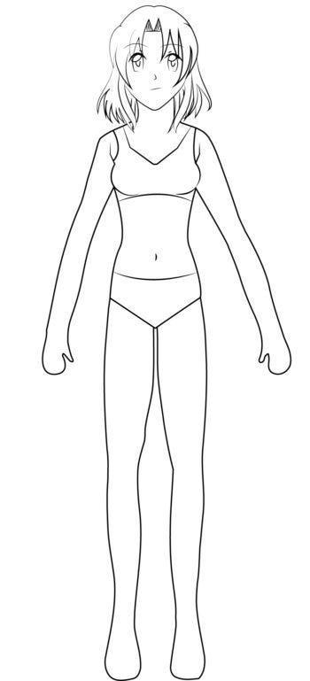 corpo de anime como desenhar pessoas fácil - Arte no Papel Online