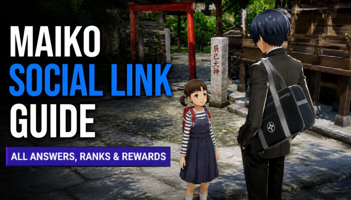 Maiko Social Link Guide (Persona 3 Reload): Complete Rank, Schedule & Rewards Walkthrough