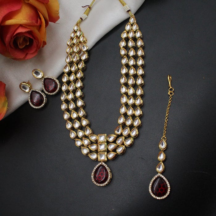 kundan jewellery design