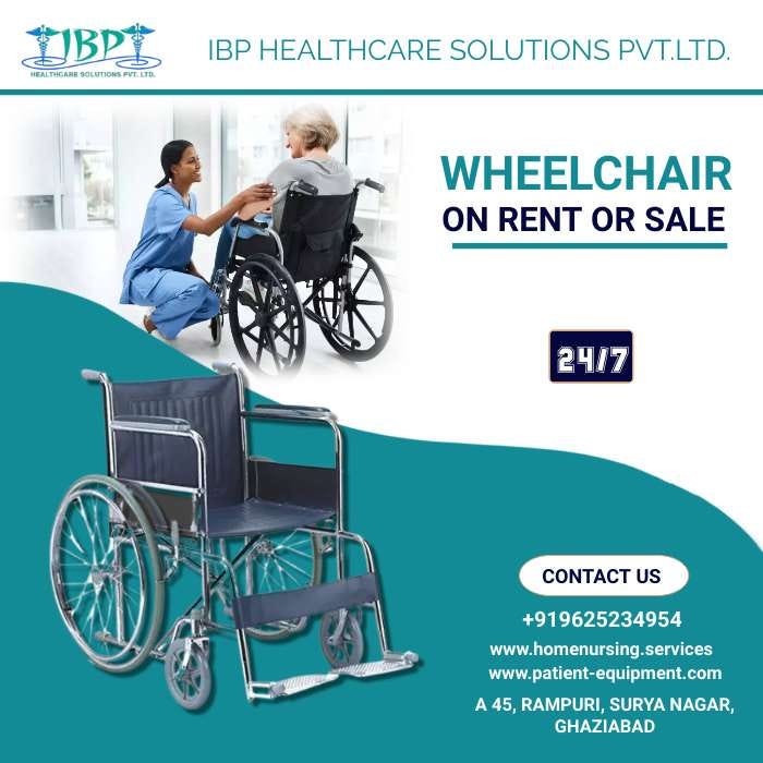 WHEELCHAIR ON RENT IN NOIDA GHAZIABAD DELHI by Ibphealthcare Oct, 2023 Medium