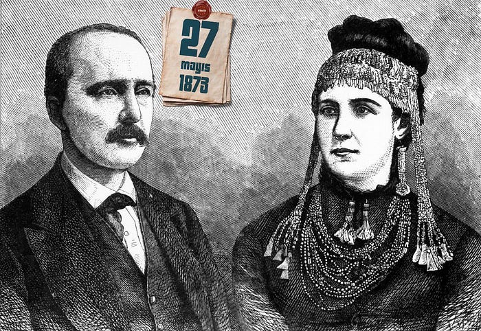 Priamos’un Hazineleri — Schliemann’ın eşi