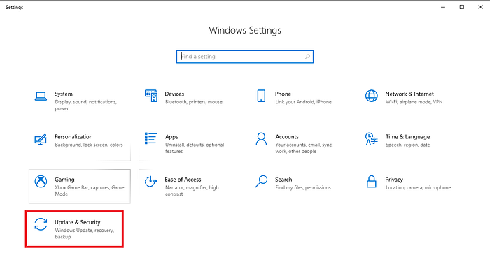 Update & Security