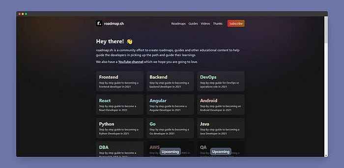 [roadmap.sh](https://roadmap.sh/)