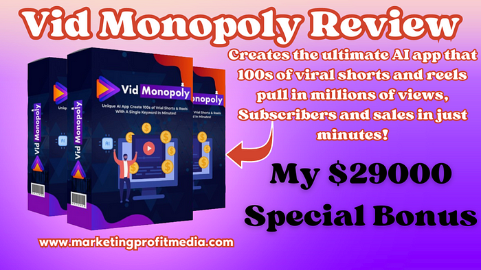 Vid Monopoly Review — Creates Viral Shorts & Reels In 1-Click