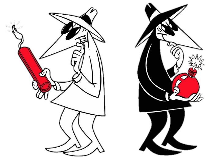 Spy vs Spy from MAD magazine
