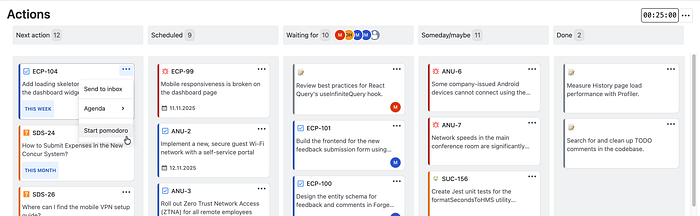 Mastering Focus in Jira: Applying the Pomodoro Technique with “Getting Work Done”