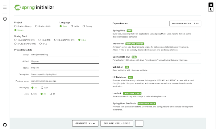 Create a Blog Application Using Spring Boot and Thymeleaf | by Didin ...