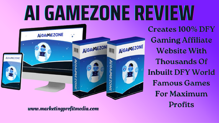 AI GameZone Review — DFY Gaming Affiliate Website Creator App