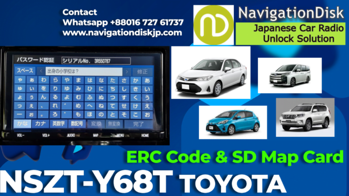 Toyota NSZT-y68T Navigation Unlock Code And SD Map Card | by Navigation Disk | Car Radio Fix | Medium