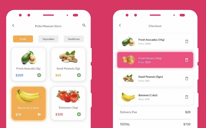 Grocery UI Template In Flutter For Android & iOS