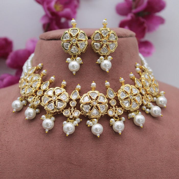 kundan jewellery for wedding