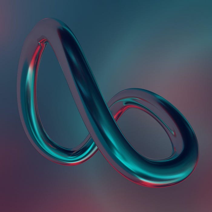 metaverse logo in digital world