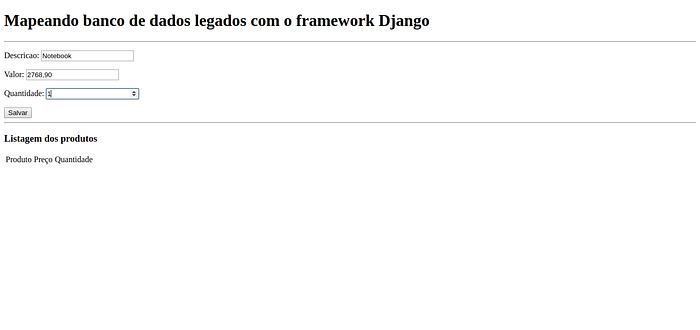 Formulário Preenchido