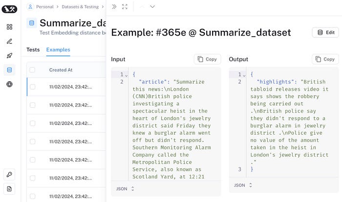 Evaluating LLM Summaries using Embedding Distance with LangSmith.