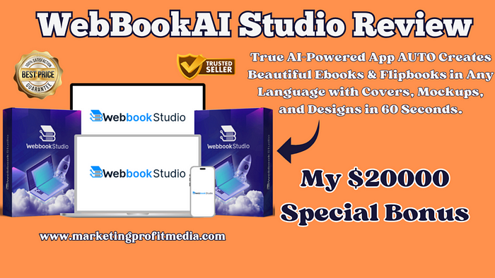 WebBookAI Studio Review — Create Amazing eBooks & Flipbooks Just 1-Click