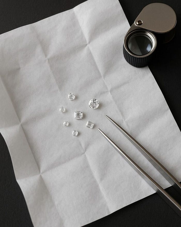 Close-up of a sparkling lab-grown diamond ring representing ethical luxury and modern jewelry innovation.