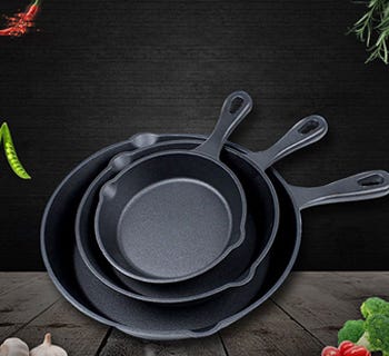 How to Smooth Cast Iron Skillet？. If you have a rough cast iron pan at…, by Vivien Dai