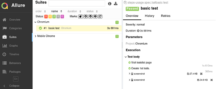 Generating Robust Test Reports with Allure Report