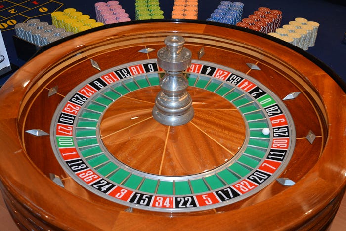 American Roulette wheel