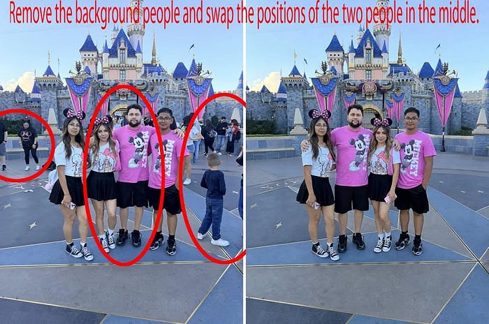 Remove People from a Group Photos