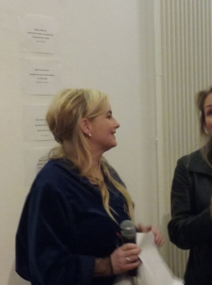 Susan Sweeney receives congratulations. Photo: Clare O???Beara.