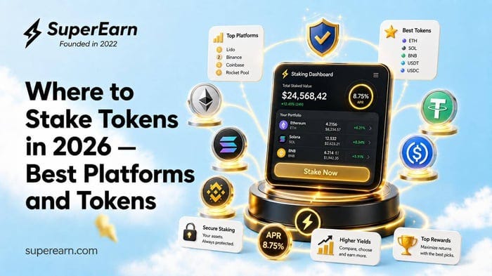 Where to Staking Tokens in 2026 — Best Platforms and Tokens