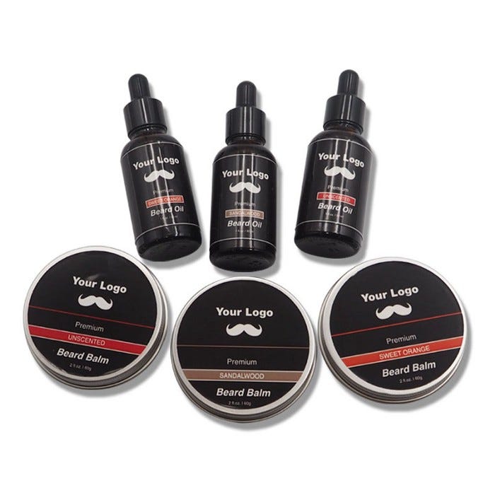 3 Different Scent Beard Oil and Beard Balm Samples by Mark William