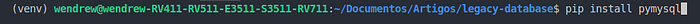 Instalando PyMySQL