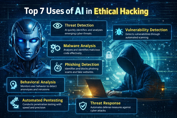 Top 7 Uses of AI in Ethical Hacking