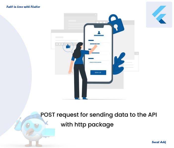 Flutter: Post a request for sending data with http | by Nikul Sabhani ...
