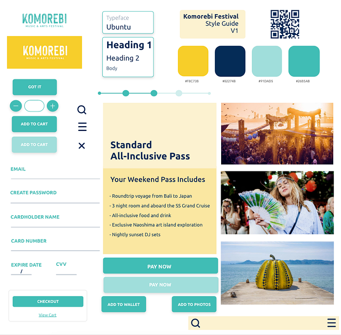 Music Festival Microsite — A UX/UI Case Study | by Josh Bechtler-Levin ...