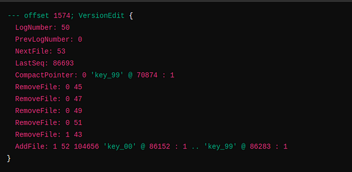 Databases: LevelDB Manifest File — Part 6