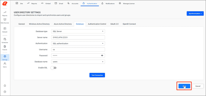 Fill out the necessary fields