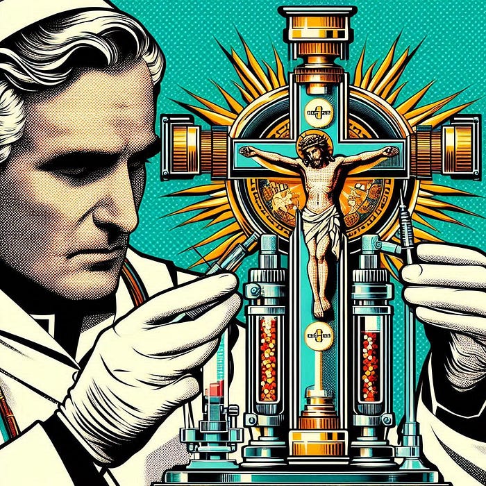 가톨릭 사제가 실험실에서 예수를 만들어낸 것 같다