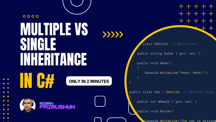 Multiple vs Single Inheritance In C# | by Roman Fairushyn | Medium