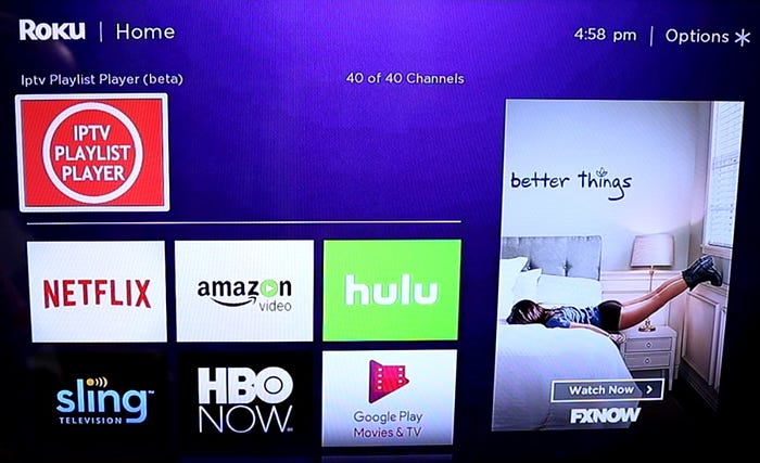 How to use M3U url on Roku?
